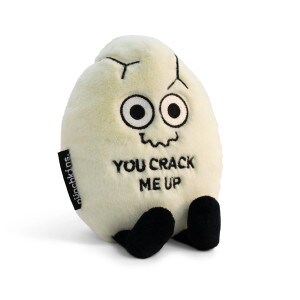 You Crack Me Up egg plush